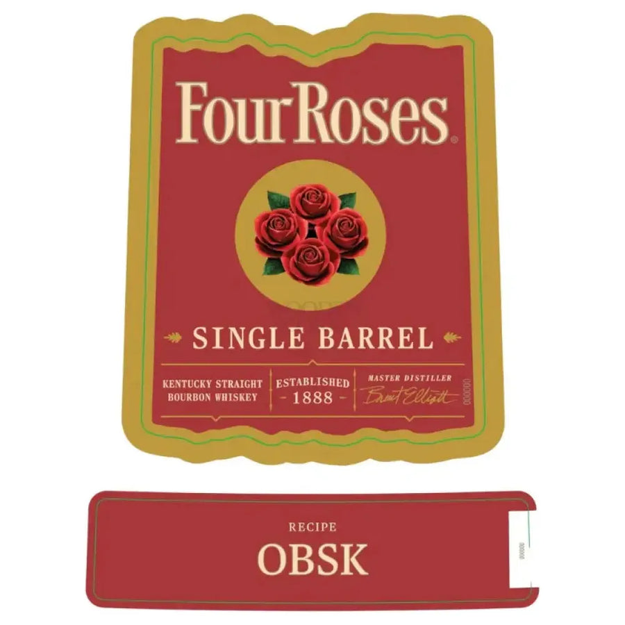 Four Roses OBSK Single Barrel Bourbon Hotel Covington Pick 125.2 Proof Bourbon